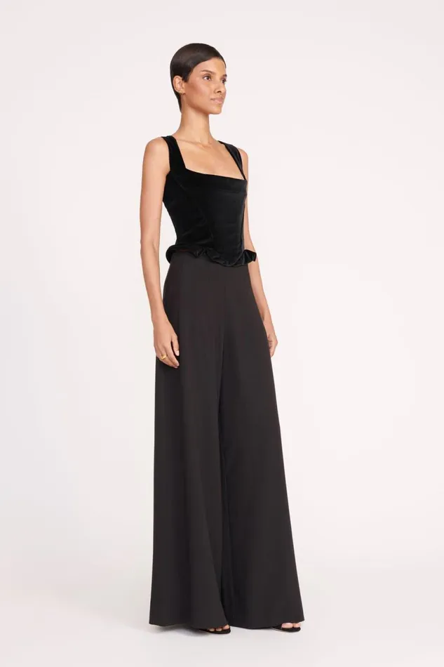 STAUD Tops Women STAUD LORELAI TOP BLACK