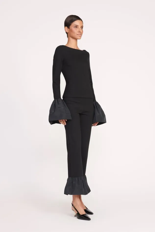 STAUD Tops Women STAUD PAIGE TOP BLACK STAUD Tops Women STAUD PAIGE TOP BLACK