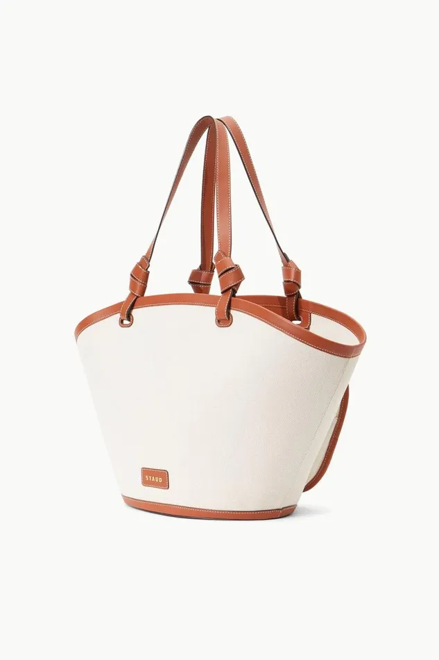 STAUD Totes Women STAUD REPLAY TOTE NATURAL TAN STAUD Totes Women STAUD REPLAY TOTE NATURAL TAN