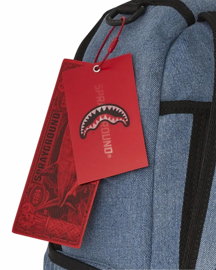 STONE WASH 3D SHARK BACKPACK Bags SPRAYGROUND