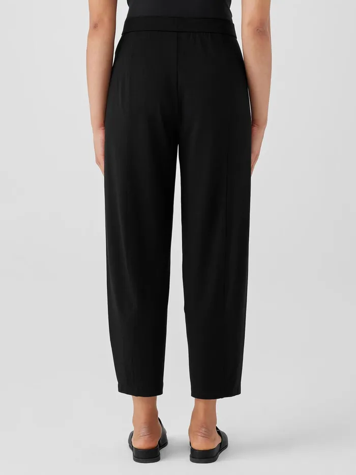 Stretch Jersey Knit Lantern Pant Black Women Eileen Fisher Pants Shorts and Jumpsuits