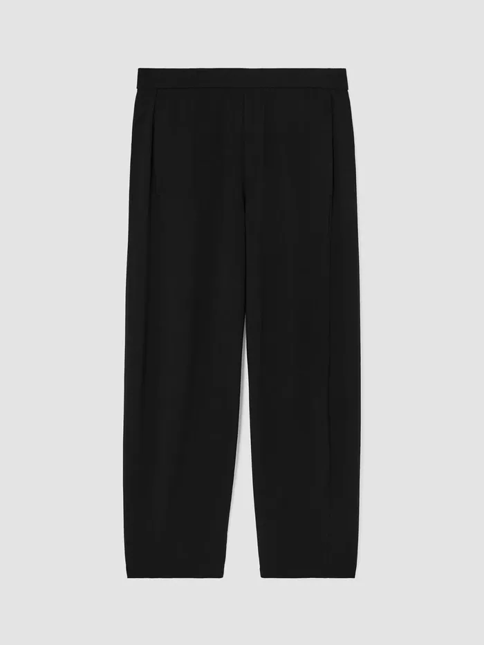 Stretch Jersey Knit Lantern Pant Black Women Eileen Fisher Pants Shorts and Jumpsuits