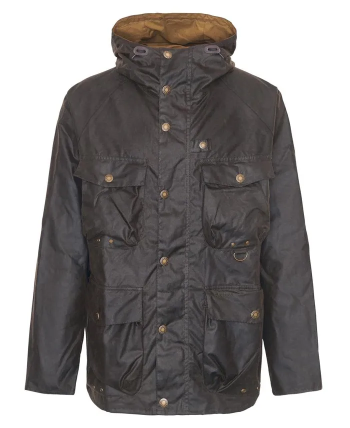 Tarn Utility Waxed Jacket Classic Navy Men Barbour Waxed Jackets