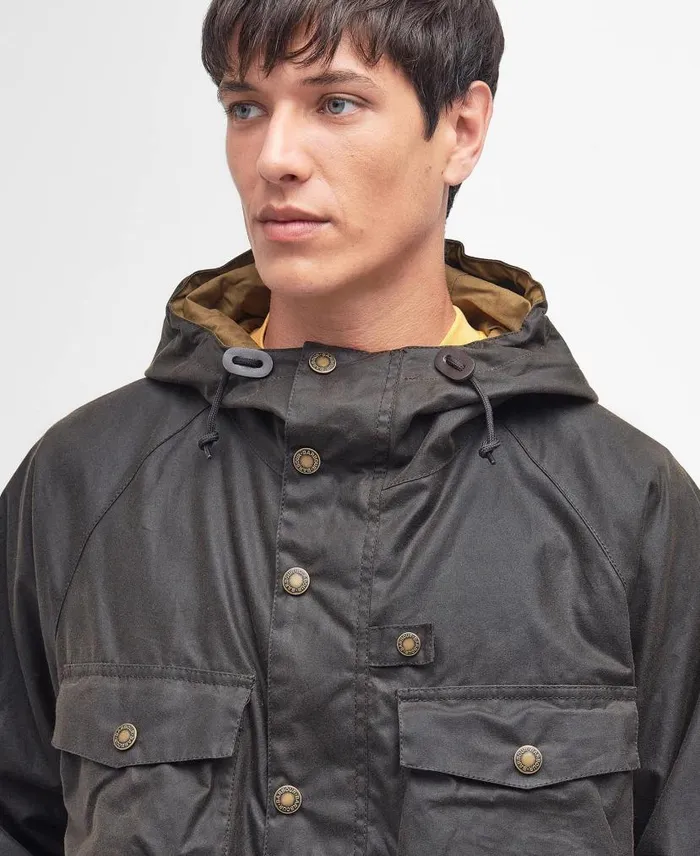 Tarn Utility Waxed Jacket Classic Navy Men Barbour Waxed Jackets