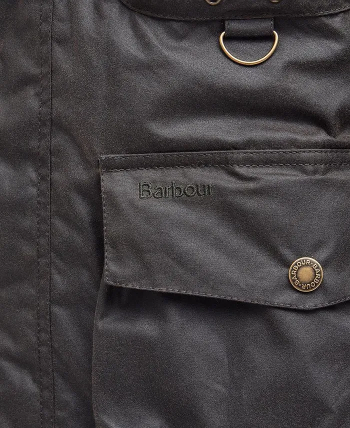 Tarn Utility Waxed Jacket Classic Navy Men Barbour Waxed Jackets