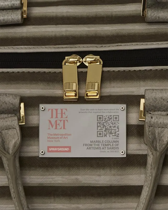 THE MET GREEK TEMPLE OF SARDIS COLUMN DUFFLE Bags SPRAYGROUND