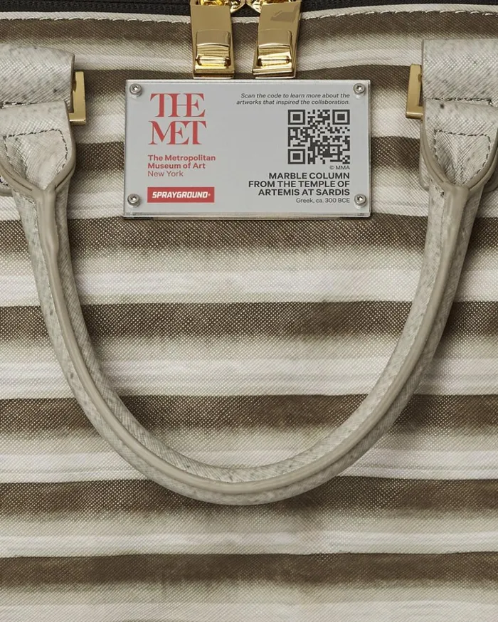 THE MET GREEK TEMPLE OF SARDIS COLUMN DUFFLE Bags SPRAYGROUND