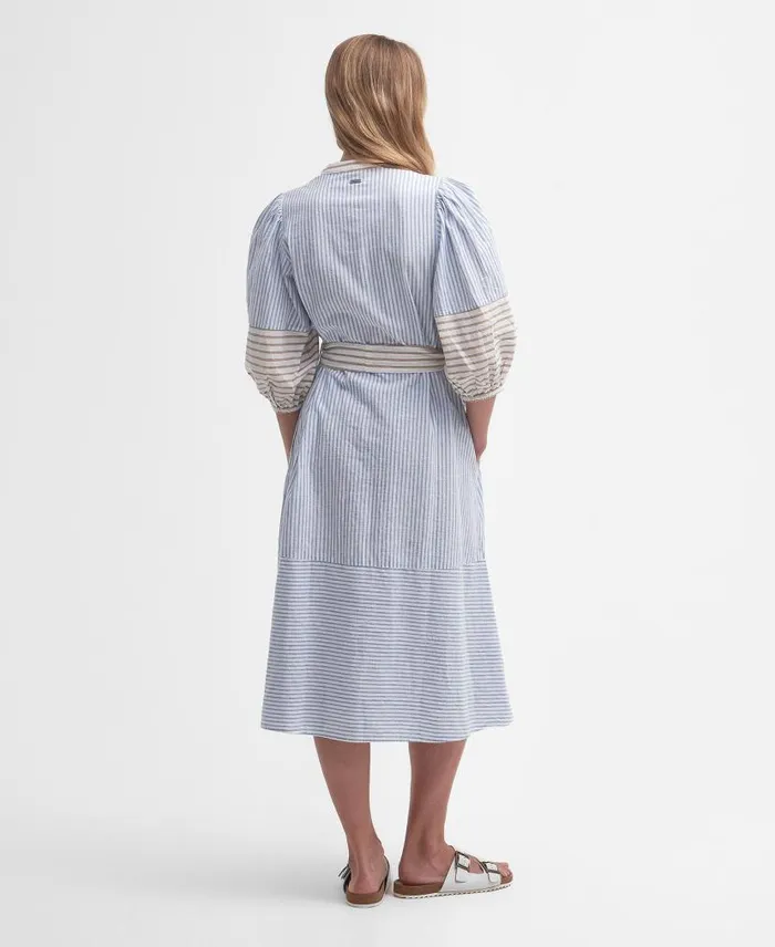 Thea Striped Shirt Dress Multi Stripe Women Barbour Dresses and Skirts