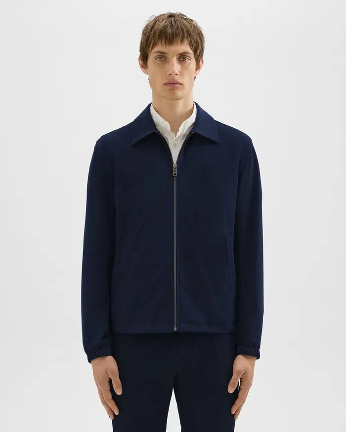 Theory Blazers Jackets Brody Jacket In Precision Ponte Baltic 8211 Men