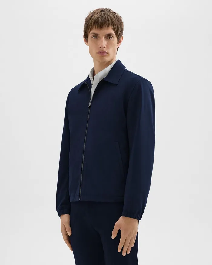 Theory Blazers Jackets Brody Jacket In Precision Ponte Baltic 8211 Men