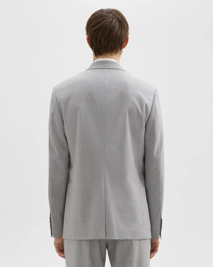 Theory Blazers Jackets Chambers Blazer In Stretch Wool Vapor Melange 8211 Men