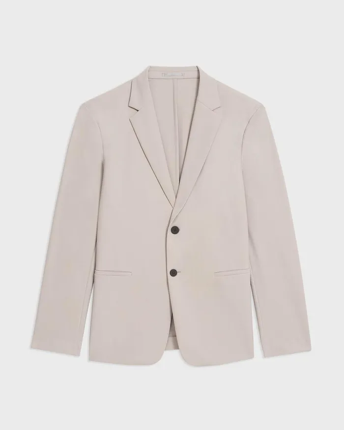 Theory Blazers Jackets Clinton Blazer In Precision Ponte Putty 8211 Men