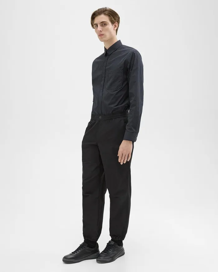 Theory Pants CottonBlend Jogger Pant Black 8211 Men