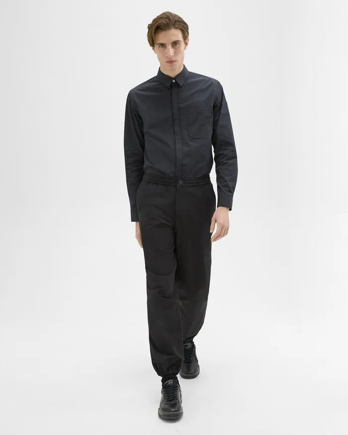 Theory Pants CottonBlend Jogger Pant Black 8211 Men