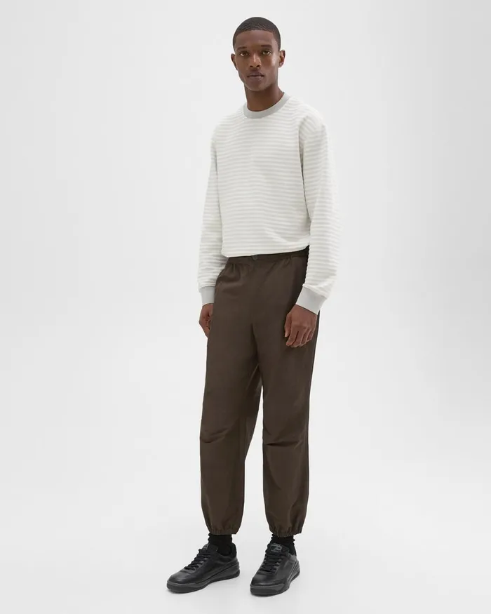 Theory Pants CottonBlend Jogger Pant Deep Tundra 8211 Men