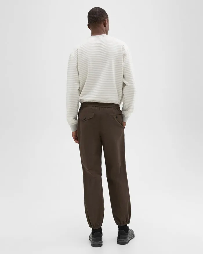 Theory Pants CottonBlend Jogger Pant Deep Tundra 8211 Men