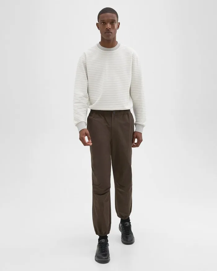 Theory Pants CottonBlend Jogger Pant Deep Tundra 8211 Men