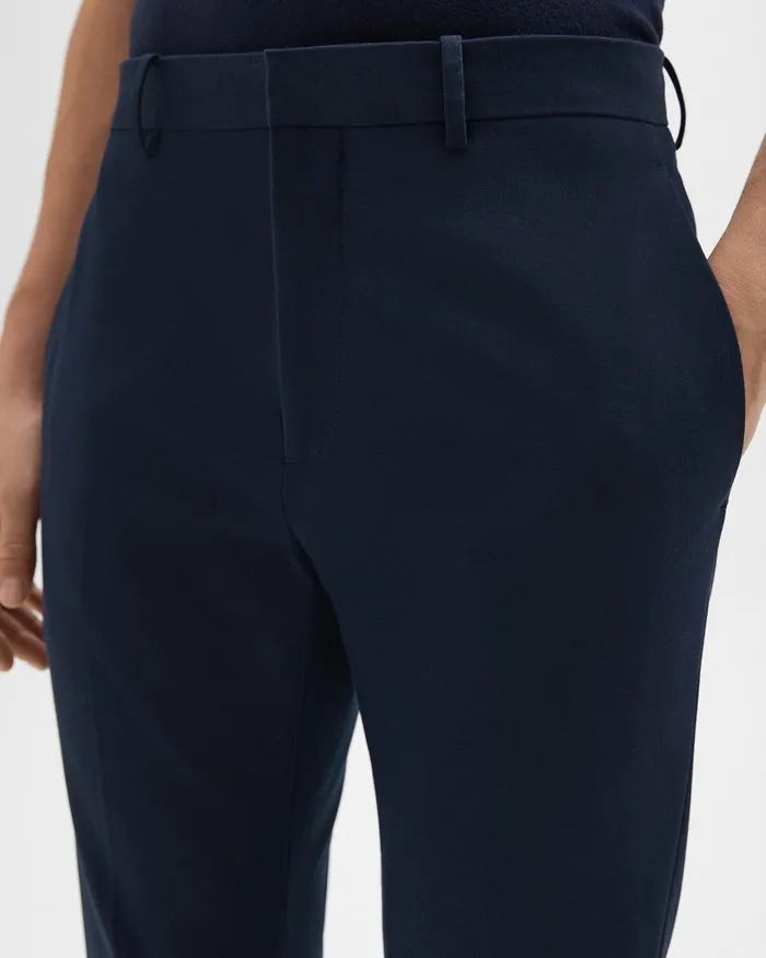 Theory Pants Zaine Pant In Stretch Cotton Baltic 8211 Men