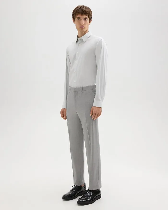 Theory Suits Mayer Pant In Stretch Wool Vapor Melange 8211 Men