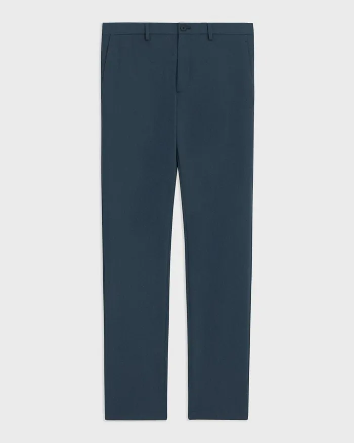 Theory Suits Zaine Pant In Precision Ponte Deep Sea Blue 8211 Men
