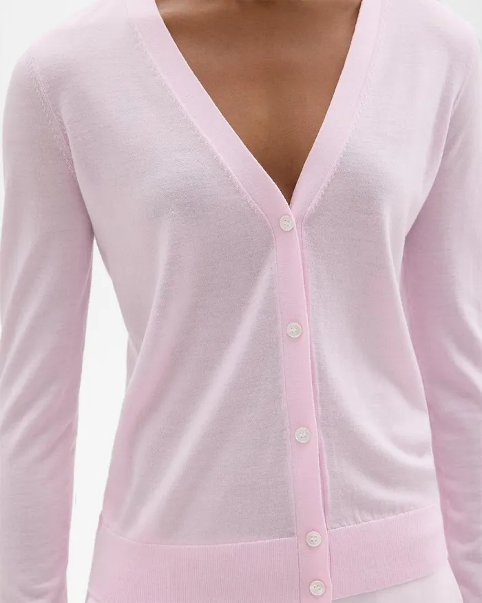 Theory Sweaters Cardigans VNeck Cardigan In Regal Wool Bloom 8211 Women
