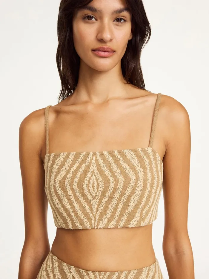 Tops and Blouses Women By Malene Birger Arvine Top Zebra Print