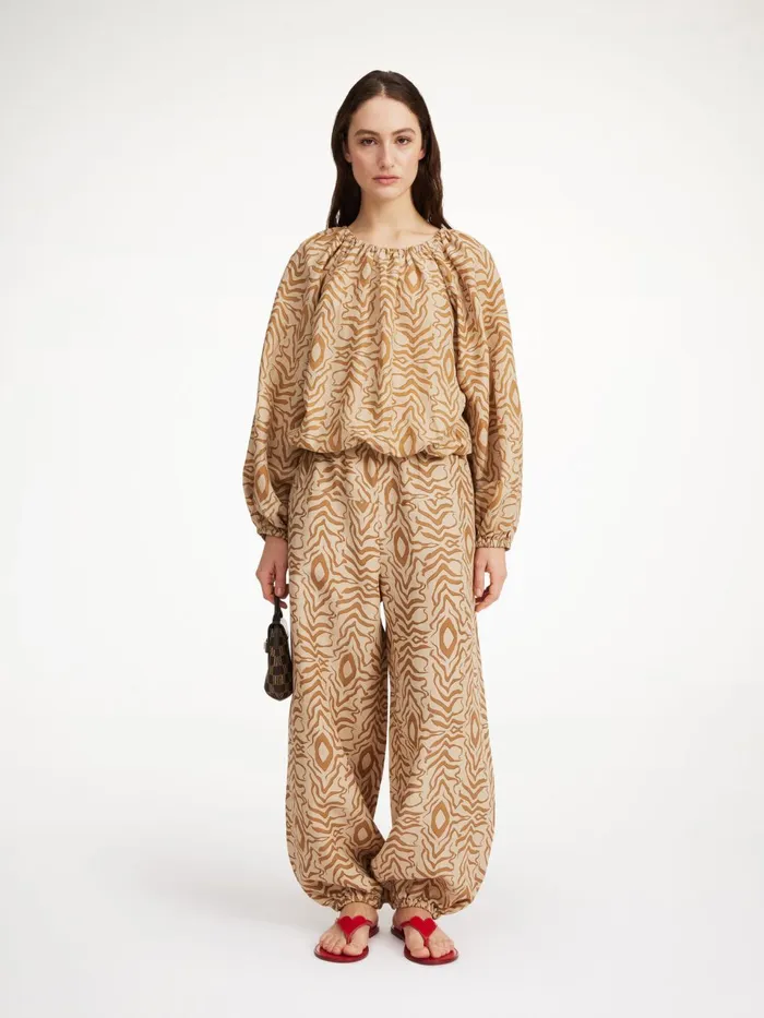 Tops and Blouses Women By Malene Birger Lalow Blouse Peacock