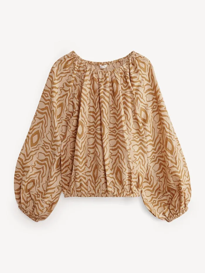 Tops and Blouses Women By Malene Birger Lalow Blouse Peacock