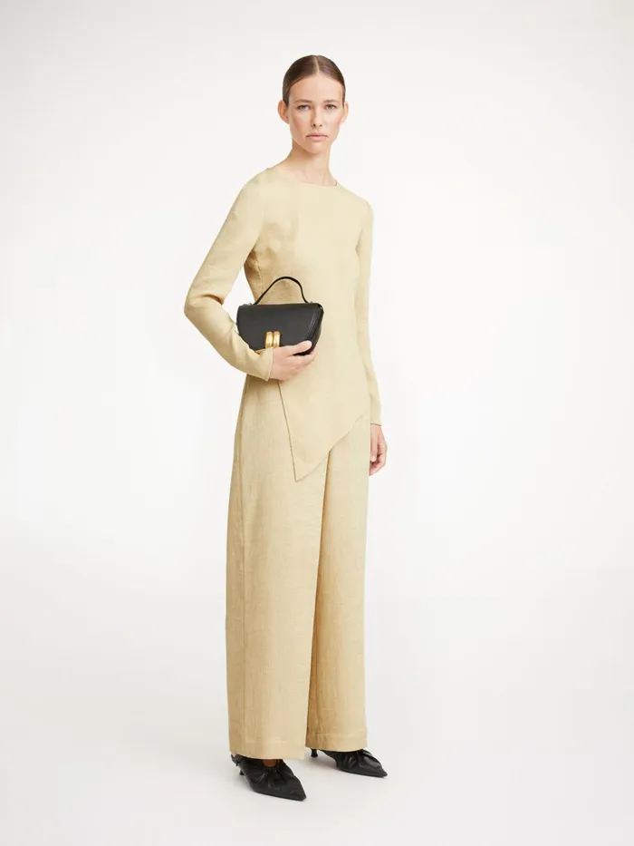 Tops and Blouses Women By Malene Birger Siimone Blouse Warm Sand