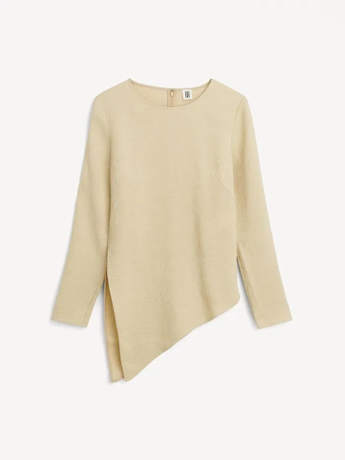Tops and Blouses Women By Malene Birger Siimone Blouse Warm Sand
