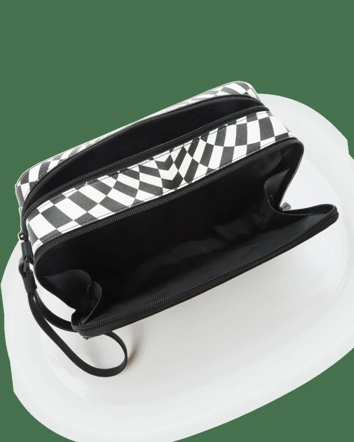 TRIPPY CHECK TOILETRY AKA MONEY BAG Bags SPRAYGROUND