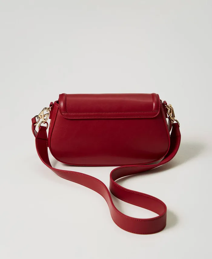 Twinset Brera039 Shoulder Bag With Oval T Fastener Venetian Red Women Handbags Twinset Brera039 Shoulder Bag With Oval T Fastener Venetian Red Women Handbags