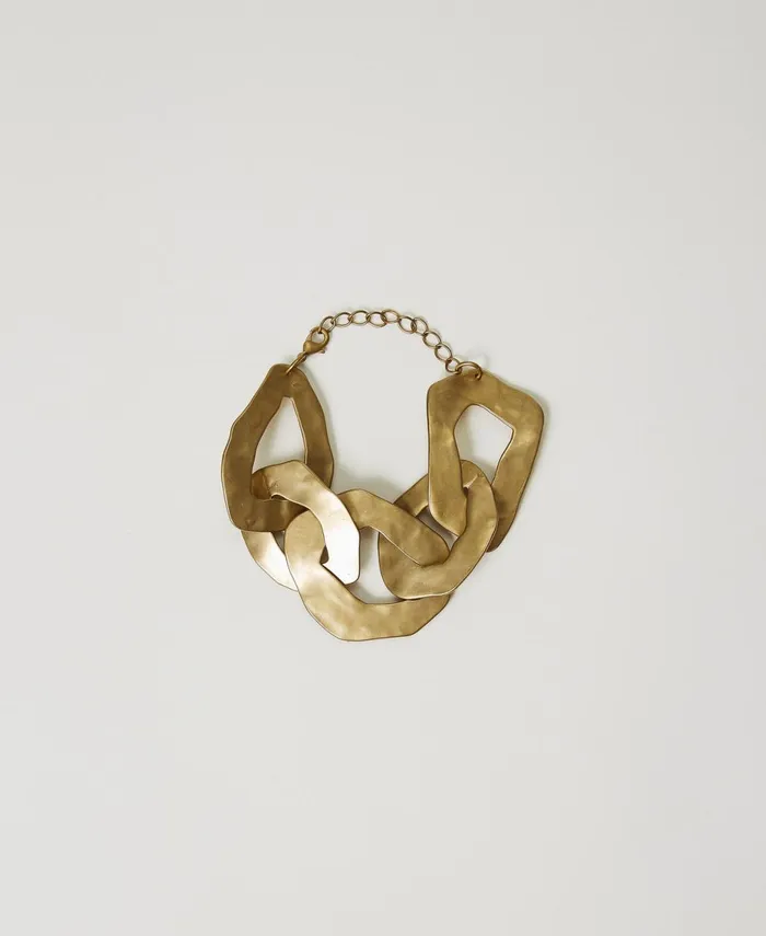 Twinset Metal Chain Bracelet Gold Yellow Women Jewellery Twinset Metal Chain Bracelet Gold Yellow Women Jewellery