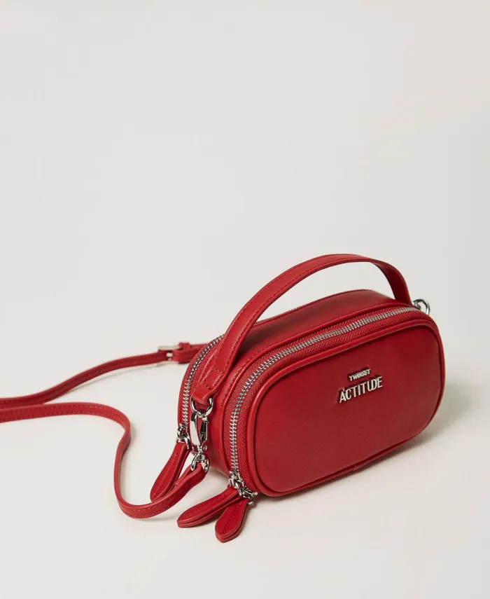 Twinset Mini Shoulder Bag With Logo Love Potion Women Handbags