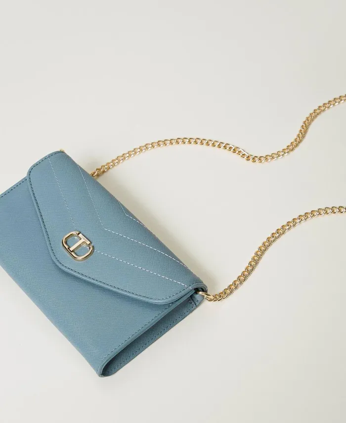Twinset Mini Smartphone Bag With Shoulder Strap Gainsboro Gray Women Mini Bags Twinset Mini Smartphone Bag With Shoulder Strap Gainsboro Gray Women Mini Bags