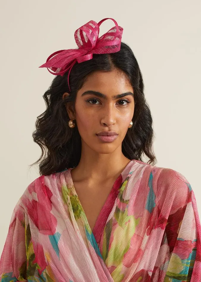 Twist Bow Headband Pink Women Phase Eight Fascinators and Hats
