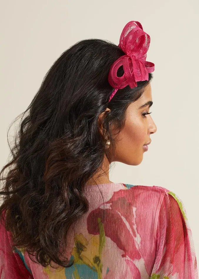 Twist Bow Headband Pink Women Phase Eight Fascinators and Hats