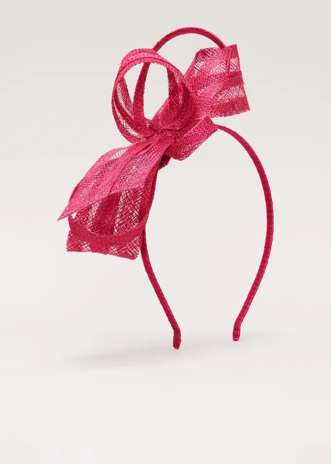 Twist Bow Headband Pink Women Phase Eight Fascinators and Hats