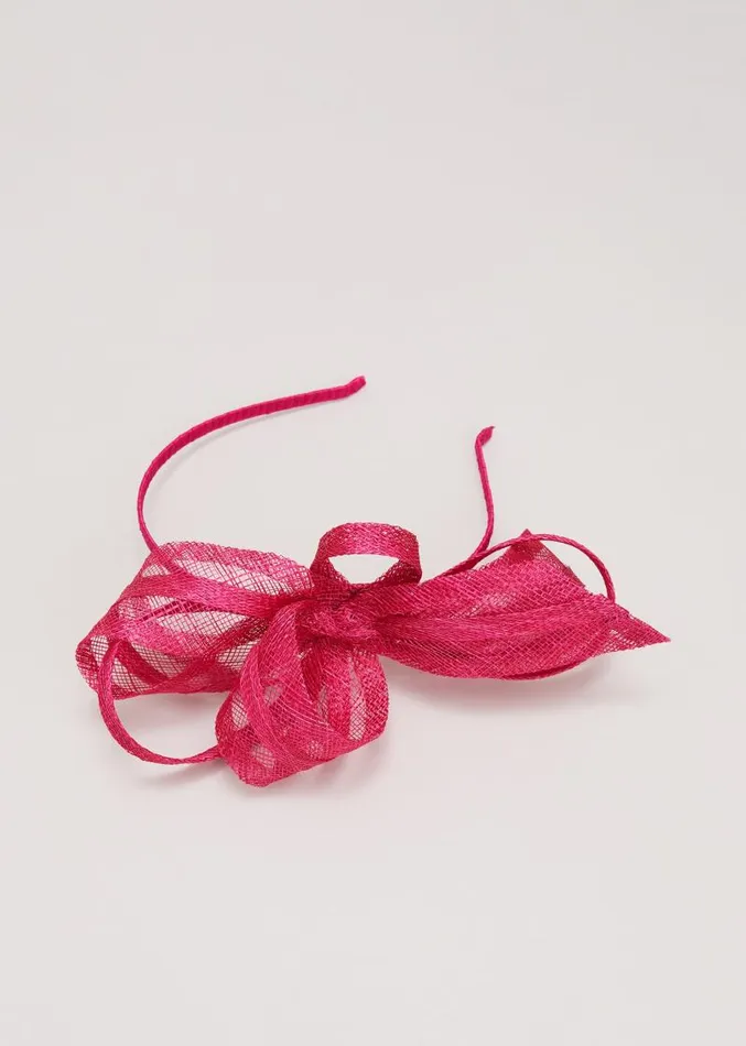 Twist Bow Headband Pink Women Phase Eight Fascinators and Hats