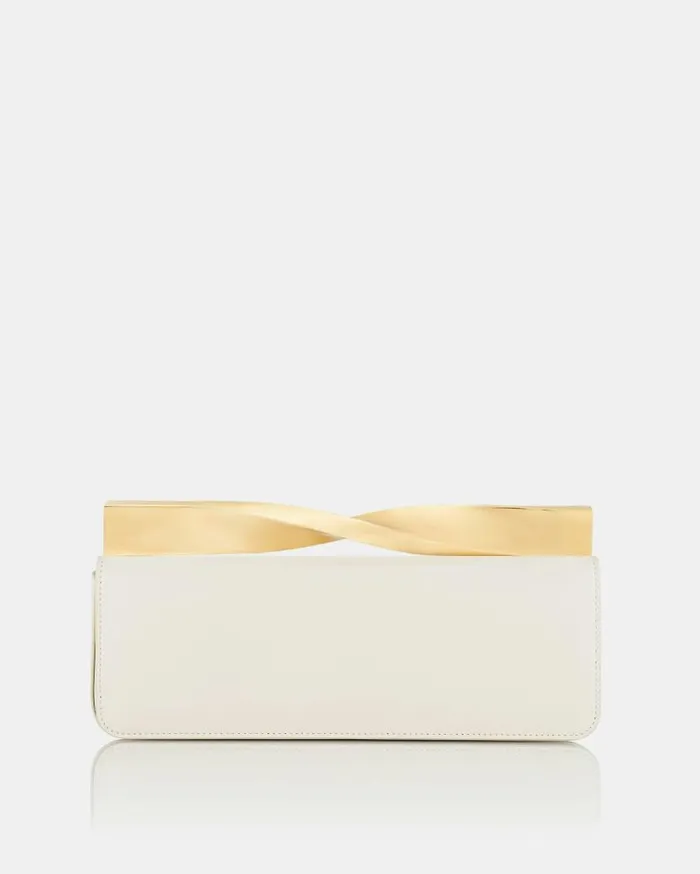 Twist Shoulder EW White Women Aquazzura Shoulder Bags