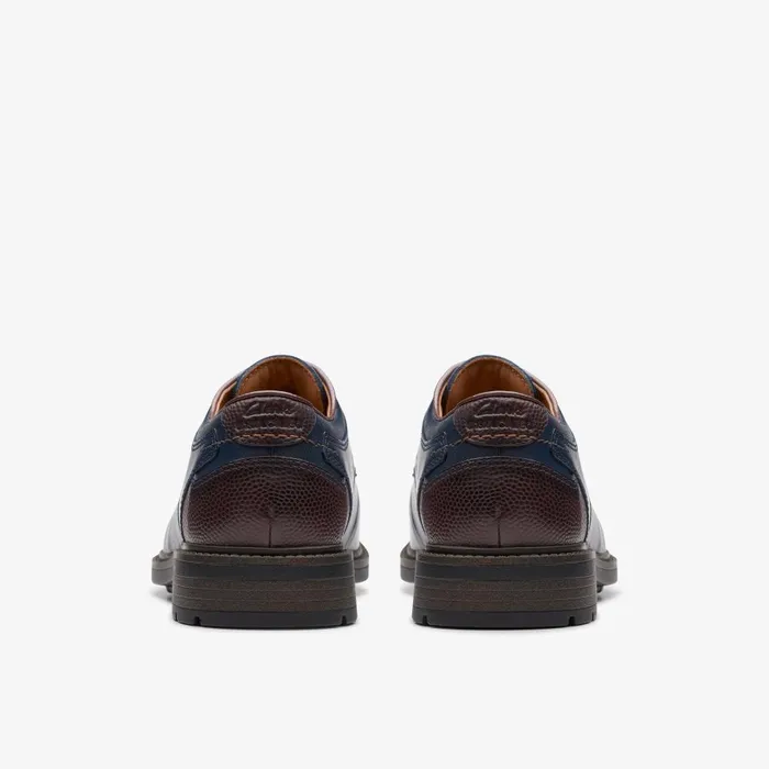 Un Shire Vibe Navy Combination Men Clarks Casual Dress Shoes