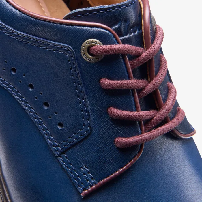 Un Shire Vibe Navy Combination Men Clarks Casual Dress Shoes