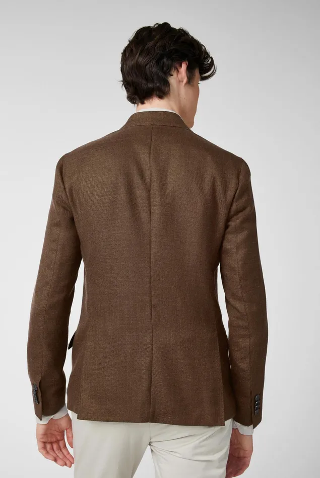 Van Laack Blazers Men Structured Jacket In Plain Wool With Modern Peak Lapels Beige Van Laack Blazers Men Structured Jacket In Plain Wool With Modern Peak Lapels Beige
