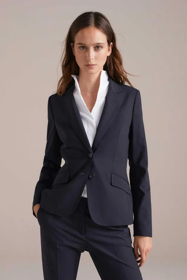 Van Laack Blazers Women Jiny 8211 Classic Business Blazer In Woolstretch