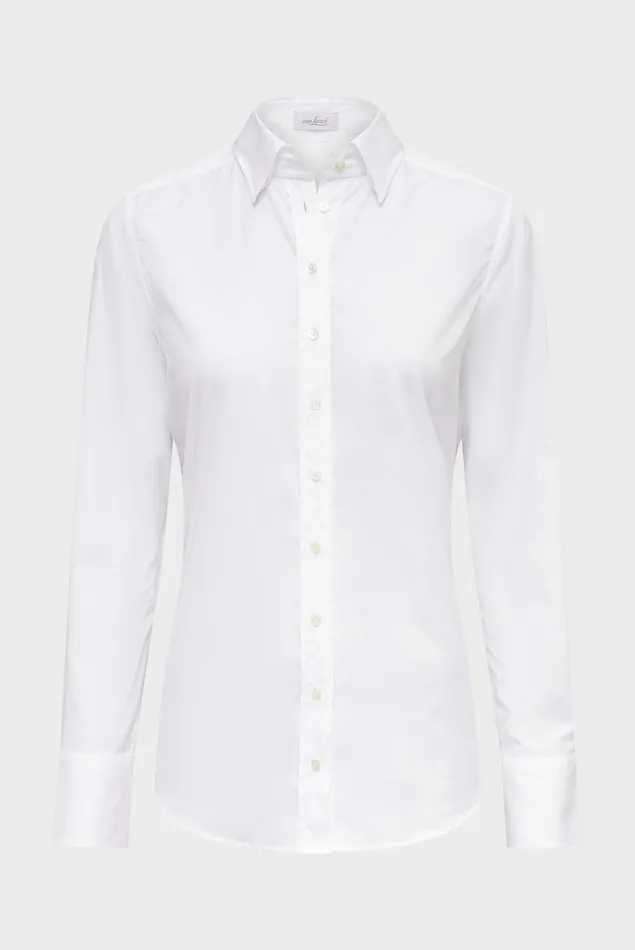 Van Laack Business Blouses Women Effys 8211 Relaxed Shirtblouse In Poplin