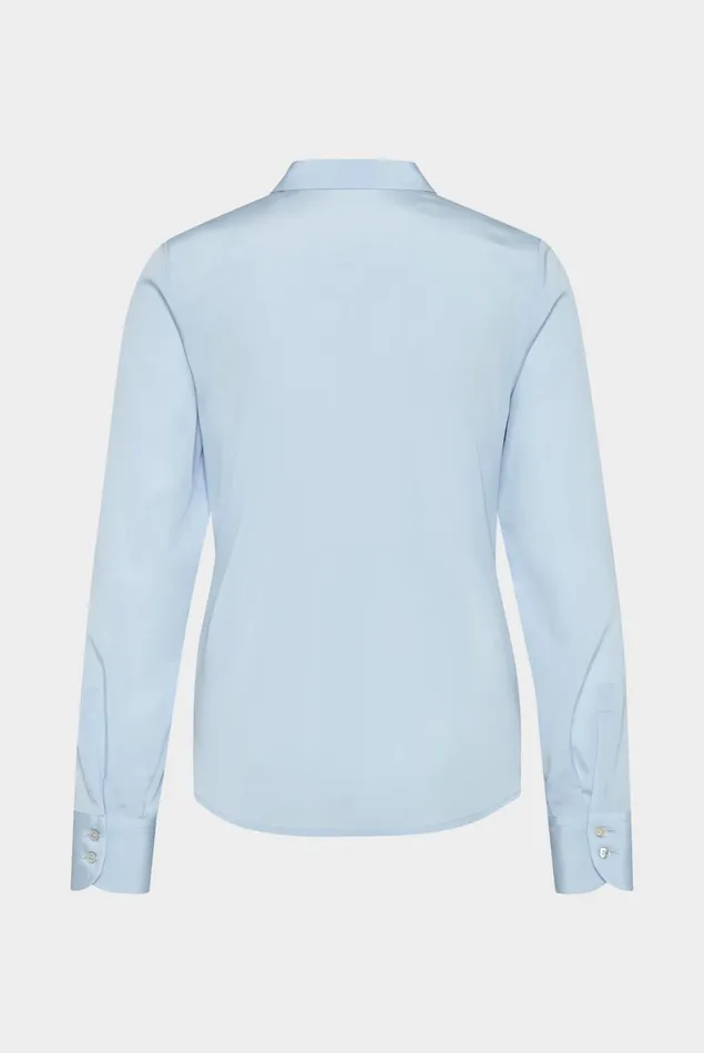 Van Laack Business Blouses Women Silk Shirt Blouse Blau Van Laack Business Blouses Women Silk Shirt Blouse Blau