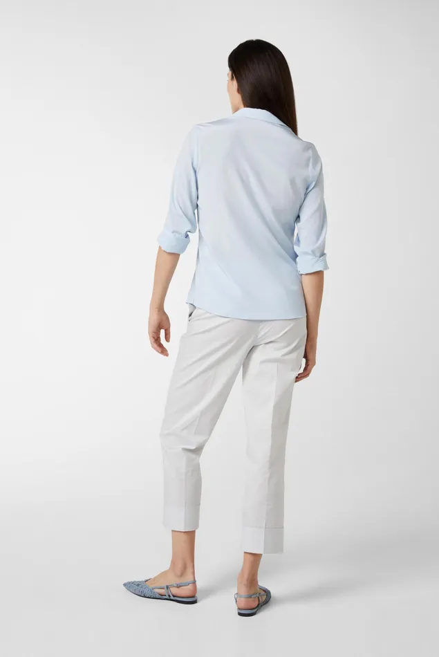 Van Laack Business Blouses Women Silk Shirt Blouse Blau Van Laack Business Blouses Women Silk Shirt Blouse Blau