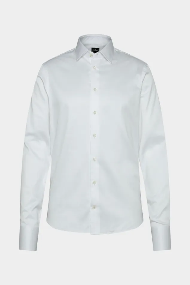 Van Laack Business Shirts Men Fine Cotton Twill Shirt Van Laack Business Shirts Men Fine Cotton Twill Shirt