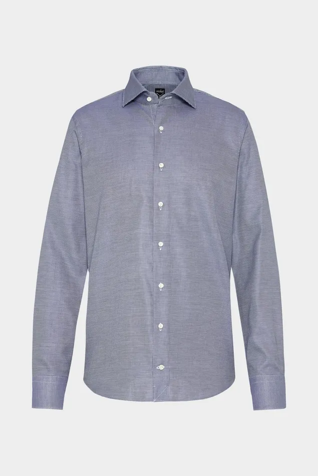 Van Laack Business Shirts Men Hemd Aus BaumwollDobby Mit Strukturmuster Tailor Fit Dunkelblau Van Laack Business Shirts Men Hemd Aus BaumwollDobby Mit Strukturmuster Tailor Fit Dunkelblau