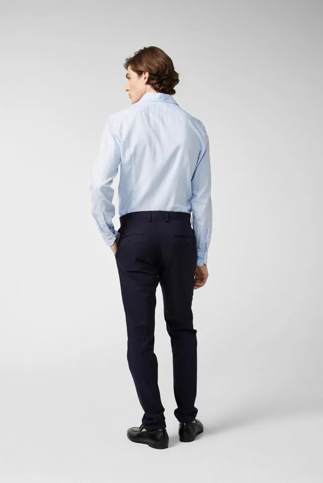 Van Laack Business Shirts Men Light Twill Shirt Blue Van Laack Business Shirts Men Light Twill Shirt Blue